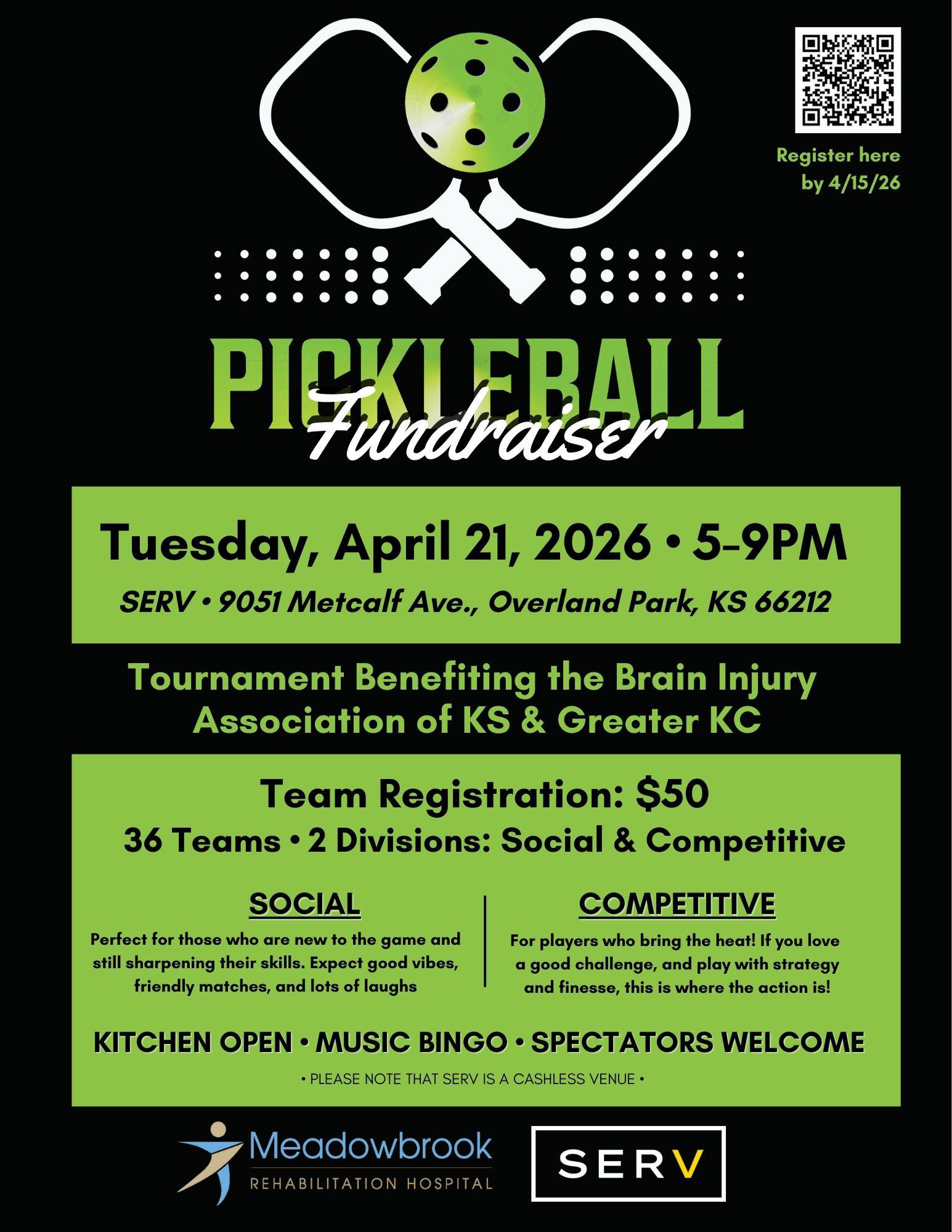 Meadowbrook Pickleball Fundraiser